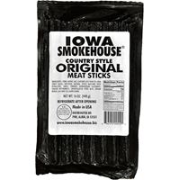 IOWA SMOKEHOUSE is-16csn Meat Stick, Original Flavor, 16 oz  10 Pack