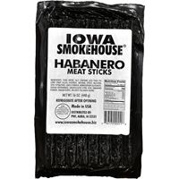 IOWA SMOKEHOUSE is-16msh Meat Stick, Habanero Flavor, 16 oz  10 Pack