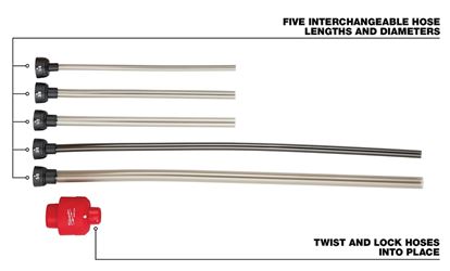 Milwaukee AIR-TIP 49-90-2037 Long Reach Flexible Micro Hose Set