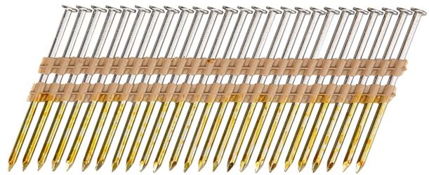 ProFIT 0710185 Collated Nail, 3 in L, 304 Stainless Steel, Round Head, Smooth Shank