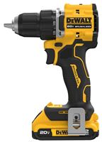 DeWALT ATOMIC COMPACT Series DCD794D1 Drill Driver Kit, Battery Included, 20 V, 2 Ah, 1/2 in Chuck, Keyless Chuck  1 Pack