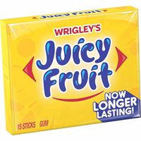 Juicy Fruit 487026 Chewing Gum, Fruity Flavor  10 Pack