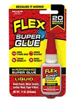 Flex Seal SGLIQB20 High Performance Super Glue, Liquid, Clear, 20 g Bottle  8 Pack