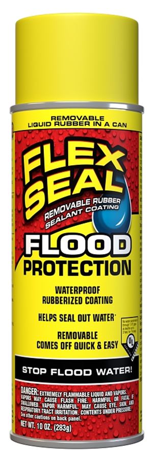 Flex Seal Flood Protection RFSYELR16 Spray, Liquid, Yellow, 10 oz