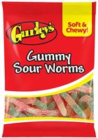 Gurleys 743786 Candy, Gummy, Gummy Sour Worms Flavor, 5 oz  12 Pack