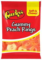 Gurleys 743784 Candy, Gummy, Gummy Peach Ring Flavor, 5 oz  12 Pack