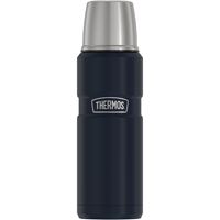 Thermos Stainless King SK2000MDB4 Beverage Bottle, 16 oz Capacity, Stainless Steel, Midnight Blue