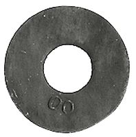 Danco 88579 Faucet Washer, #00, 0.19 in ID x 0.5 in OD Dia, Rubber 