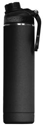 ORCA ORCHYD22BK/BK/BK Hydration Bottle, 22 oz Capacity, 18/8 Stainless Steel, Black, Powder-Coated