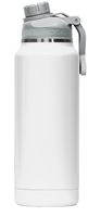 ORCA Hydra Series ORCHYD34PE/WH/GY Bottle, 34 oz Capacity, 18/8 Stainless Steel/Copper, Pearl/White, Powder-Coated