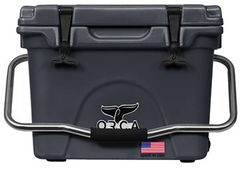 ORCA ORCCH020 Cooler, 20 qt Cooler, Plastic, Charcoal, 10 days Ice Retention