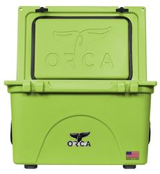 ORCA ORCL040 Cooler, 40 qt Cooler, Lime, 10 days Ice Retention