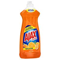 Ajax 144678 Dishwasher Soap, 28 oz Bottle, Liquid, Citrus, Orange