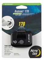 Nite Ize Radiant Series R170RC-01-R7 Cliplight, Rechargeable, 170 Lumens Lumens, 2 hr Run Time, Black