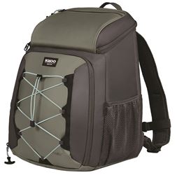 IGLOO MaxCold Voyager Series 66320 Backpack Cooler, 12 in L, 10.6 in W, 12 oz Capacity, HDPE Foam/TPU