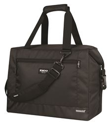 IGLOO 66156 Cooler Bag, Foam/Fabric/Polyester, Black, Adjustable Strap Closure