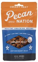Pecan Nation PNSH4.8.12 Snack, Sneaky Heat Flavor, 4 oz Pouch, Pack of 8 