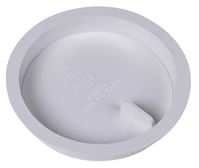 Oatey Knock-Out 39102 Test Cap with Barcode, 3 in Connection, ABS, White 