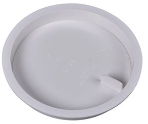Oatey Knock-Out 39103 Test Cap with Barcode, 4 in Connection, ABS, White 