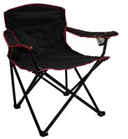 Seasonal Trends HQC01051-OR Quad Folding Chair, 89 cm W, 64 cm D, 90 cm H, 500 lb Capacity, Oxford Seat, Steel Frame  4 Pack