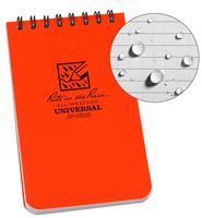 Rite in the Rain OR35 Pocket Sized Notebook, Universal Pattern Sheet, 3 x 5 in Sheet, 50-Sheet, Gray Sheet