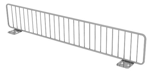 Lozier FSD313PK20.BCP Wire Divider, Free-Standing, Bright Chrome, For: Lozier Decks and Shelves  20 Pack 