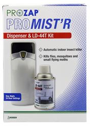 PROZAP Pro-Mistr II CT89500-KIT Metered Dispenser and LD-44T™ Kit, 30 days Refill, 6000 cu-ft Coverage Area  6 Pack