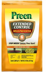 Preen Extended Control 24-64231 Weed Preventer, Granular, 21.45 lb Bag  4 Pack