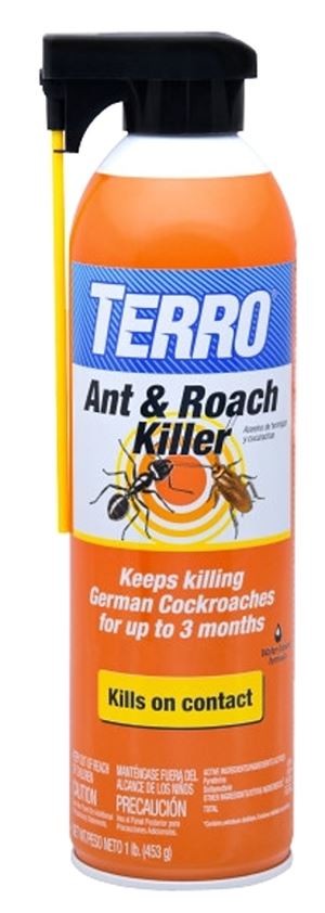 Terro T540 Ant and Roach Killer, Liquid, Spray Application, Indoor, Outdoor, 16 oz, Aerosol Can, Pack of 6