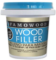 ECLECTIC Famowood 40042142 Wood Filler, Paste, Walnut, 0.25 pt