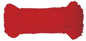 BARON 63017 Cord, 5/32 in Dia, 100 ft L, 110 lb Working Load, Polyester, Red