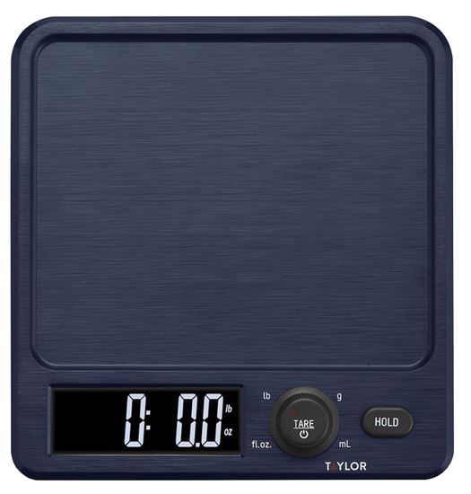 Taylor 5280827 Antimicrobial Kitchen Scale with Rotating Knob, 11 lb, Digital Display, ABS Housing Material
