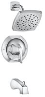 Moen Lindor Posi-Temp Series 82504 Tub and Shower Faucet, Single Function Showerhead, 1.75 gpm Showerhead, 1-Handle