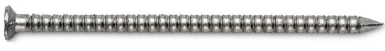 ProFIT 0241135 Siding Nail, 6D, 2 in L, 304 Stainless Steel, Checkered Brad Head, Ring Shank, 5 lb