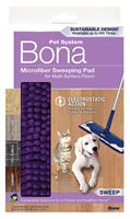 Bona AX0003628 Sweeping Pad, Microfiber, Purple