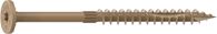 CAMO 0360209 Structural Screw, 1/4 in Thread, 4 in L, Flat Head, Star Drive, Sharp Point, PROTECH Ultra 4 Coated, 250