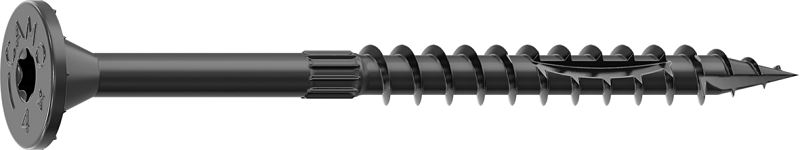 Camo 0366204 Structural Screw, 5/16 in Thread, 4 in L, Flat Head, Star Drive, Sharp Point, PROTECH Ultra 4 Coated, 50 
