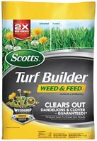 Scotts Turf Builder 25040 Weed and Feed Fertilizer, 33.95 lb Bag, Granular 