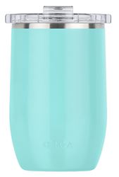 ORCA Vino Series VIN12SF Wine Cup, 12 oz Capacity, Detached Lid, 18/8 Stainless Steel/Copper, Seafoam, Insulated