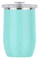 ORCA Vino Series VIN12SF Wine Cup, 12 oz Capacity, Detached Lid, 18/8 Stainless Steel/Copper, Seafoam, Insulated