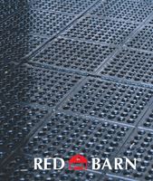 RED BARN 5608001 Interlocking Mat, Rubber, Black  50 Pack