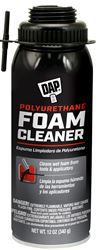 DAP 7565012005 Foam Cleaner, Aerosol, Solvent, Clear, 12 oz, Can  12 Pack