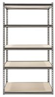 ProSource Boltless Shelving Unit with Particle Boards, 5 Levels, 36 in W x 18 in D x 72 in H