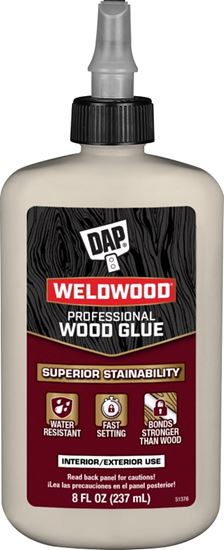 WELDWOOD Professional Series 7079800480 Wood Glue, 8 oz