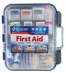 FIRST AID ONLY 91300 First Aid Kit, 272-Piece, Multi-Color  6 Pack