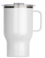 ORCA Traveler Series TR24PE Coffee Mug, 24 oz Capacity, Whale Tail Flip Lid, Stainless Steel, Pearl, Insulated