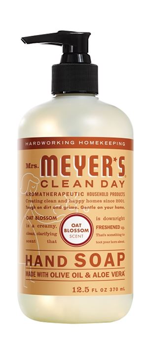 Mrs. Meyer's 11329 Hand Soap, Liquid, Oat Blossom, 12.5 fl-oz Bottle