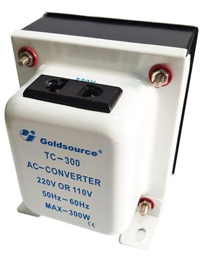 Goldsource TC-TYPE Step Up and Step Down Transformer, 4-1/4 in L x 3-3/8 in W x 4 in H, 300 W  8 Pack