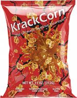 KrackCorn 860003389515 Popcorn, Caramel, Salt, Savory, Sweet Flavor, 11 oz Bag  12 Pack