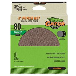 Gator 4800 Power Net Disc, 5 in Dia, 80 Grit, Medium